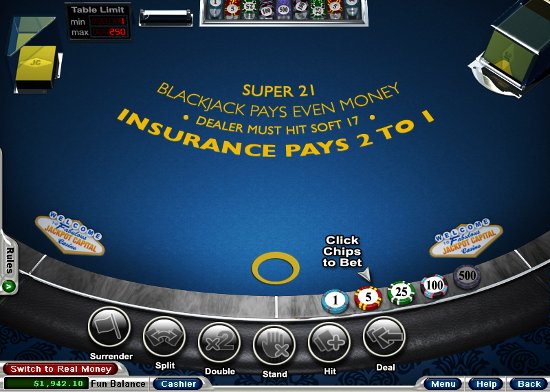 Super 21 Blackjack